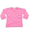BZ31 BabyBugz Baby Sweatshirt Bubble Gum Pink colour image
